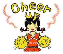 Lovely cat and dwarves "KOROPUKURUN" sticker #359673