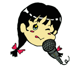 Lovely cat and dwarves "KOROPUKURUN" sticker #359676