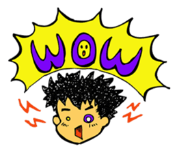 Lovely cat and dwarves "KOROPUKURUN" sticker #359683