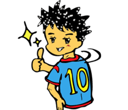 Lovely cat and dwarves "KOROPUKURUN" sticker #359686