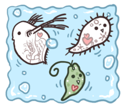 Water fleas and friends sticker #359781
