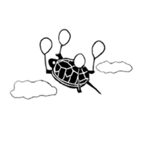 Tortoise life sticker #360096