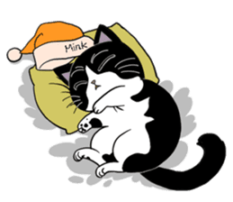 Panda-cat Mink(English version) sticker #360385