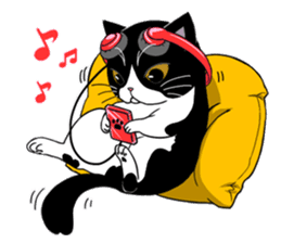 Panda-cat Mink(English version) sticker #360400