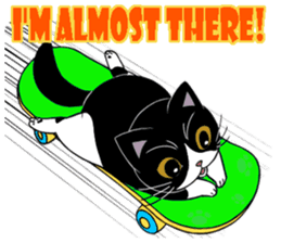 Panda-cat Mink(English version) sticker #360403