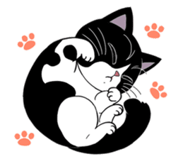 Panda-cat Mink(English version) sticker #360407