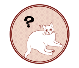 Japanese and cats sticker #361000