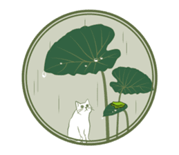 Japanese and cats sticker #361008