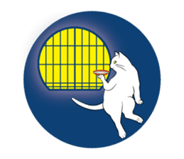 Japanese and cats sticker #361015