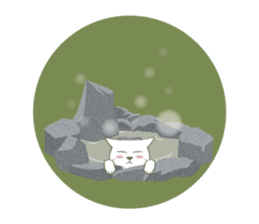 Japanese and cats sticker #361016