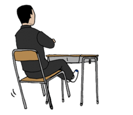 The junior high schooler sticker #361063