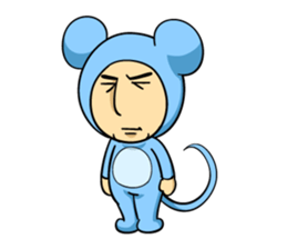 Daily life of Nezumi Oyaji sticker #361645