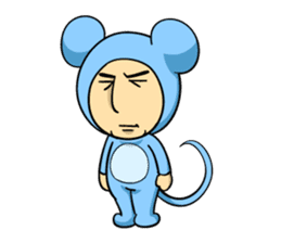 Daily life of Nezumi Oyaji sticker #361645