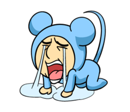 Daily life of Nezumi Oyaji sticker #361649