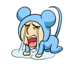 Daily life of Nezumi Oyaji sticker #361649