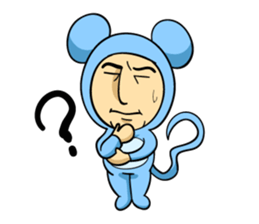 Daily life of Nezumi Oyaji sticker #361651