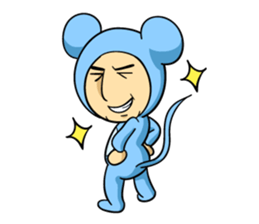 Daily life of Nezumi Oyaji sticker #361653