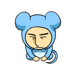 Daily life of Nezumi Oyaji sticker #361654