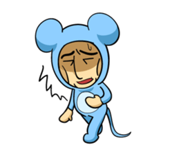 Daily life of Nezumi Oyaji sticker #361661