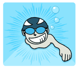 Swimmer's stickers! sticker #361844