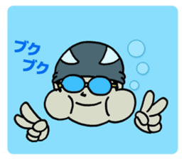 Swimmer's stickers! sticker #361859
