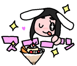 kemomimi girl sticker #362197