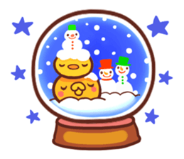 Merry Christmas Chicken ism sticker #362269