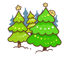 Merry Christmas Chicken ism sticker #362272