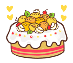 Merry Christmas Chicken ism sticker #362277