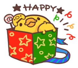 Merry Christmas Chicken ism sticker #362281