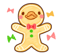 Merry Christmas Chicken ism sticker #362284