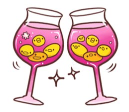 Merry Christmas Chicken ism sticker #362285