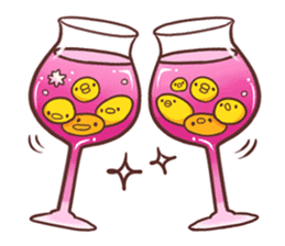 Merry Christmas Chicken ism sticker #362285