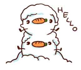 Merry Christmas Chicken ism sticker #362292