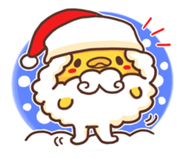 Merry Christmas Chicken ism sticker #362294