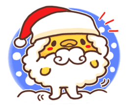 Merry Christmas Chicken ism sticker #362294