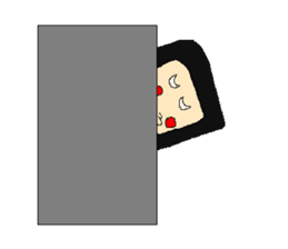 Daily life of poisonous gas wrestler. sticker #362522