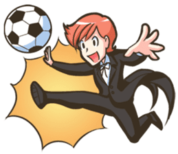 NooHandsome the charming waiter sticker #362705