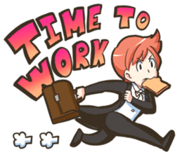 NooHandsome the charming waiter sticker #362706