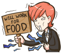 NooHandsome the charming waiter sticker #362713