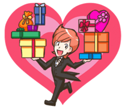 NooHandsome the charming waiter sticker #362717