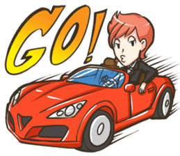 NooHandsome the charming waiter sticker #362718