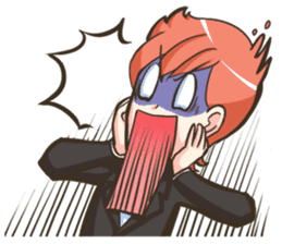 NooHandsome the charming waiter sticker #362723