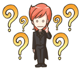 NooHandsome the charming waiter sticker #362734