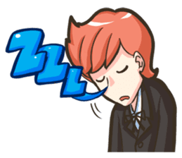 NooHandsome the charming waiter sticker #362738