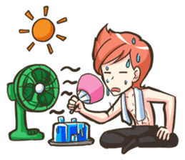 NooHandsome the charming waiter sticker #362742