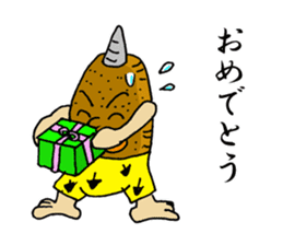 Onigiri Samurai sticker #363711