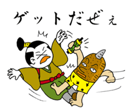 Onigiri Samurai sticker #363718