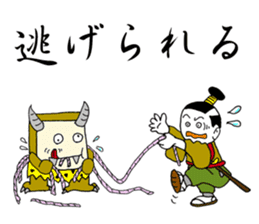 Onigiri Samurai sticker #363737
