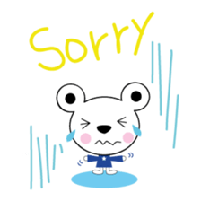 Happy White Bears sticker #364084